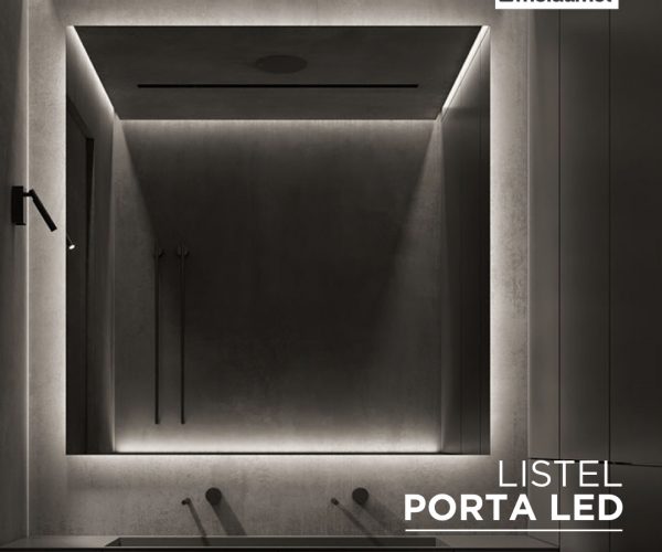 Listel Porta Led- Baño